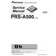 PIONEER PRS-A500/XH/EW Instrukcja Serwisowa