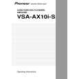 PIONEER VSA-AX10I-S/HY Instrukcja Obsługi
