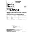 PIONEER PDS504 Instrukcja Serwisowa