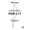 PIONEER PDR-L77/NVXJ Instrukcja Obsługi