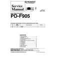 PIONEER PDF905 Instrukcja Serwisowa