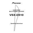 PIONEER VSX-D510/KCXJI Instrukcja Obsługi