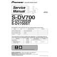 PIONEER S-DV700SW/NKXJI Instrukcja Serwisowa
