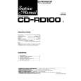 PIONEER CD-RD100 Instrukcja Serwisowa