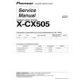 PIONEER X-CX505/NAXJ5 Instrukcja Serwisowa