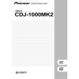 PIONEER CDJ-1000MK2/WAXJ Instrukcja Obsługi