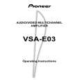 PIONEER VSA-E03 Instrukcja Obsługi