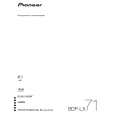 PIONEER BDP-LX71/WS5 Instrukcja Obsługi