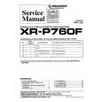 PIONEER XRP760F Instrukcja Serwisowa