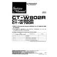 PIONEER CT-W701R Instrukcja Serwisowa