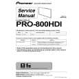 PIONEER PRO-800HDI Instrukcja Serwisowa