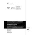 PIONEER PDP-4270XA Instrukcja Obsługi