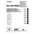 PIONEER CU-AV100a Instrukcja Obsługi