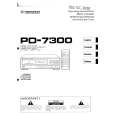 PIONEER PD7300 Instrukcja Obsługi
