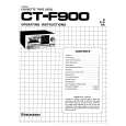 PIONEER CT-F900 Instrukcja Obsługi