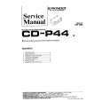 PIONEER CD-P44 Instrukcja Serwisowa