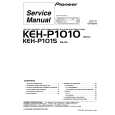 PIONEER KEH-P1010-3 Instrukcja Serwisowa