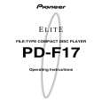 PIONEER PD-F17 Instrukcja Obsługi