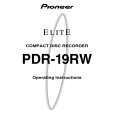 PIONEER PDR-19RW/KU/CA Instrukcja Obsługi