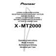 PIONEER X-MT2000 Instrukcja Obsługi