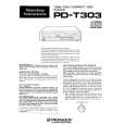 PIONEER PDT303 Instrukcja Obsługi
