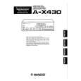 PIONEER A-X430 Instrukcja Obsługi