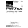 PIONEER F-550RDS Instrukcja Serwisowa