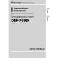 PIONEER DEH-P6500 Instrukcja Obsługi