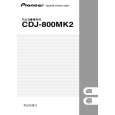 PIONEER CDJ-800MK2/NKXJ Instrukcja Obsługi