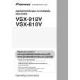 PIONEER VSX-818V-K/KUXJ/CA Instrukcja Obsługi