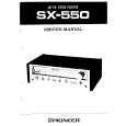 PIONEER SX550 Instrukcja Serwisowa