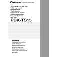 PIONEER PDK-TS15 Instrukcja Obsługi