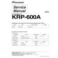 PIONEER KRP-600A Instrukcja Serwisowa