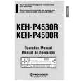 PIONEER KEH-P4500R (E) Instrukcja Obsługi