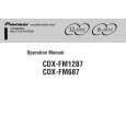 PIONEER CDX-FM687/XN/ES Instrukcja Obsługi