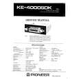 PIONEER KE4000SDK Instrukcja Serwisowa