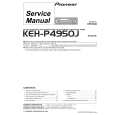 PIONEER KEH-P4950J/XM/ES Instrukcja Serwisowa