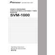 PIONEER SVM-1000/TLXJ Instrukcja Obsługi