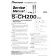PIONEER S-CH200/XCN5 Instrukcja Serwisowa