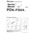 PIONEER PDK-FS04 Instrukcja Serwisowa