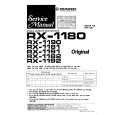 PIONEER RX1180 Instrukcja Serwisowa