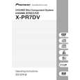 PIONEER XV-PR7DV/NXCN/HK Instrukcja Obsługi