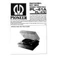 PIONEER PL-41A Instrukcja Obsługi