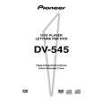 PIONEER DV-545 Instrukcja Obsługi