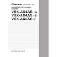 PIONEER VSX-AX4ASI-G/FXJ Instrukcja Obsługi