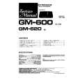 PIONEER GM600 Instrukcja Serwisowa