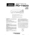 PIONEER PDT503 Instrukcja Obsługi