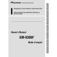 PIONEER GM-6300F/XU/EW5 Instrukcja Obsługi