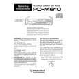 PIONEER PDM610 Instrukcja Obsługi