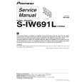 PIONEER S-IW691L/XTW/UC Instrukcja Serwisowa